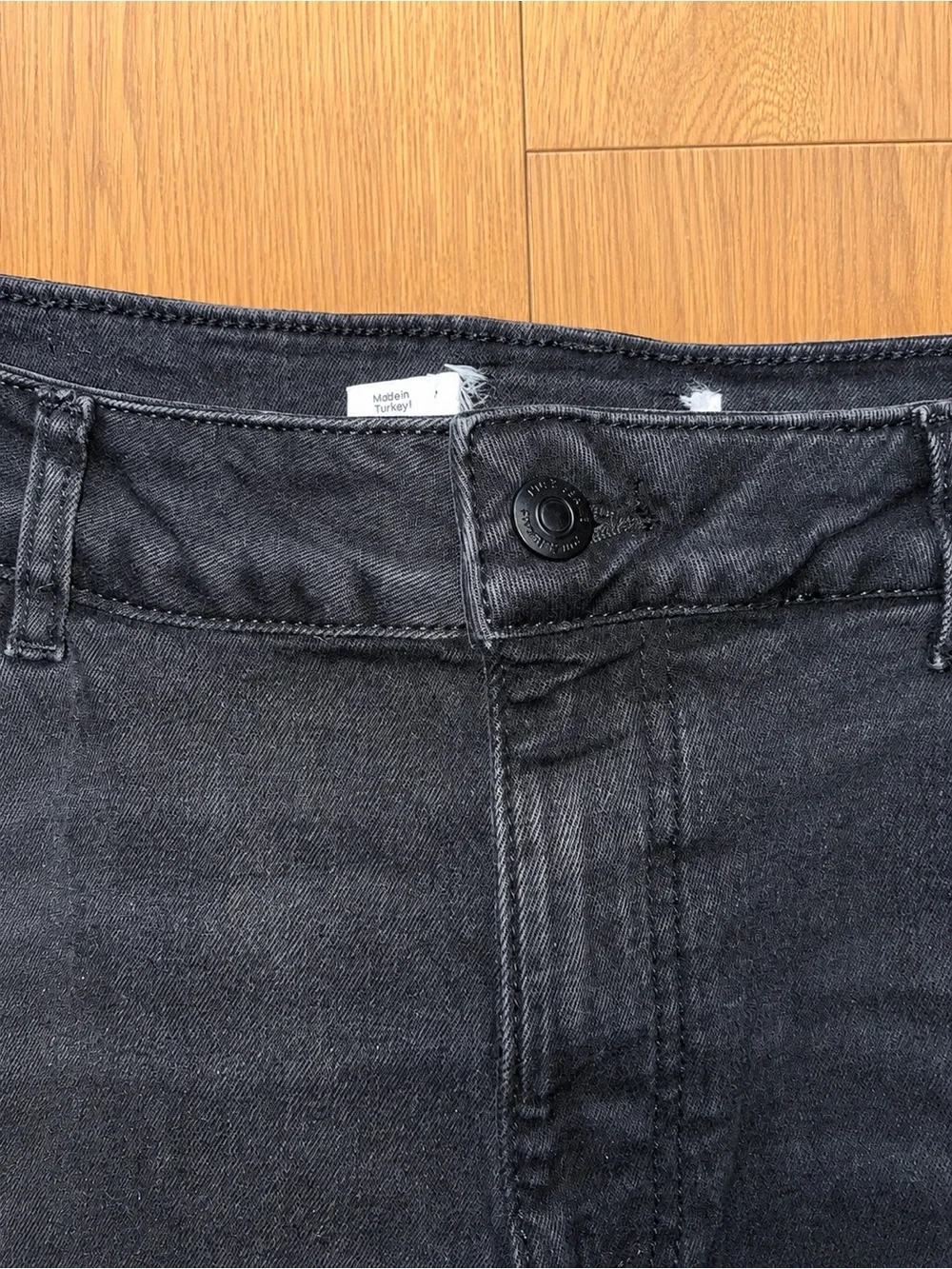 Pulz Women’s High Rise Bootcut/Flare Jeans Size 12 (Estimated) 32x33 Black